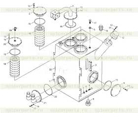 Каталог запчастей для HUDRAULIC OIL TANK ASSEMBLY