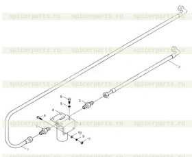 Каталог запчастей для OIL CIRCUIT OF TORQUE CONVERTER AND GEARBOX