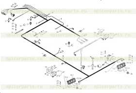 Каталог запчастей для REAR FRAME WIRING