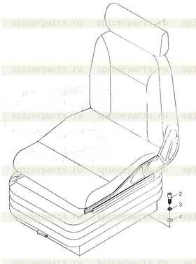 Каталог запчастей для SEAT INSTALLATION ASSEMBLY