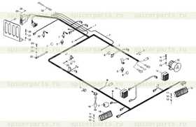 Каталог запчастей для REAR FRAME WIRING