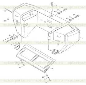 Каталог запчастей для 9F653-15B000000A0 Counterweight