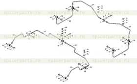 Каталог запчастей для 9F653-37A000000A0 Drive axle pipeline system