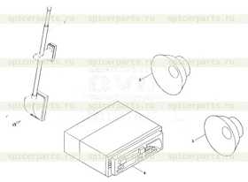 Каталог запчастей для 9F653-69A030000A0  Radio cassette player assembly