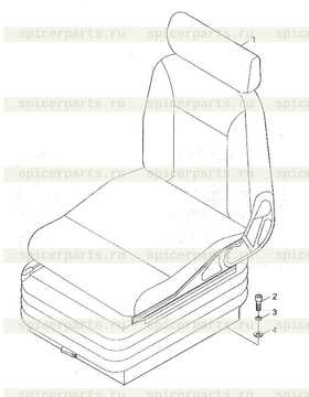 Каталог запчастей для 9F850-44A000000A0 Seat installation assembly