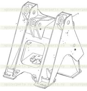 Каталог запчастей для 9F653-11A000000A0  Welding assembly of front frame