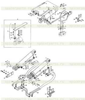 Каталог запчастей для 9F653-55A000000A0  Working cylinder system