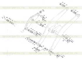 Каталог запчастей для 9F653-55A000000A0  Working cylinder system