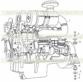 Каталог запчастей для Двигатель