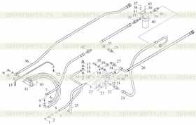 Каталог запчастей для Гидросистема приводная