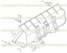 Каталог запчастей для Ковш стандартный
