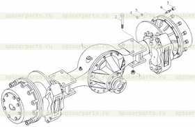 Каталог запчастей для Мост задний