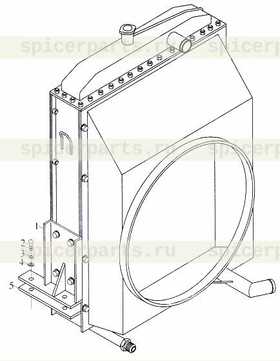 Каталог запчастей для Радиатор
