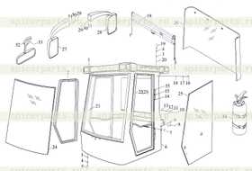 Каталог запчастей для Кабина