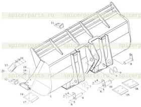 Каталог запчастей для Каменный ковш