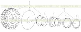 Каталог запчастей для Колесо