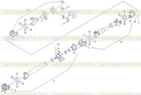 Каталог запчастей для Передаточный вал в сборе