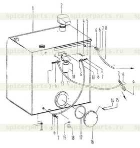 Фильтр топливный 53C45/FF5327 LIUGONG