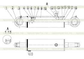 Подшипник шарнирный GE6ES/GB34.5-81/41286826/35B17/42142/25B4