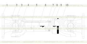 SPLINE SHAFT YOKE GP