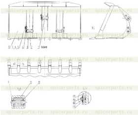 Палец коронки ковша 6A9/LG855.11III.1-24