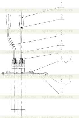 BOOM CONTROL LEVER (VER:000)