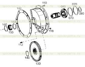 HEXAGON NUT M8 (VER = 000)