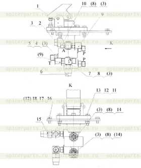 Болт M8x35-8.8-Zn.D