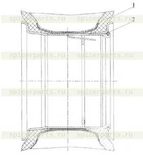 Кольцо круглого сечения M8x35-8.8-Zn. D