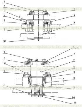 Палец сочленения 6A2726