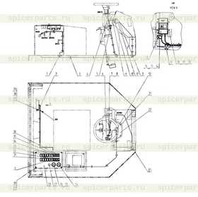 FRONT WASHER SWTICH