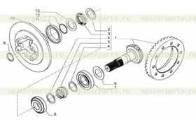 BRAKE DISC + FLANGE