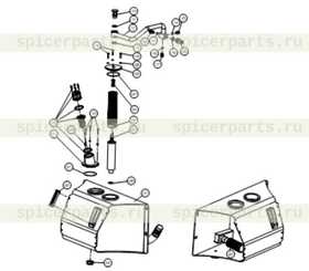 INDICATOR, OIL LEVEL & TEMPERATURE