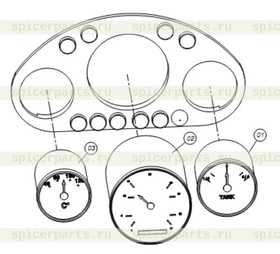 REVOLUTION COUNTER WITH HOUR COUNTER