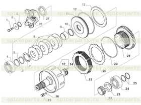 Clutch plate, lockring