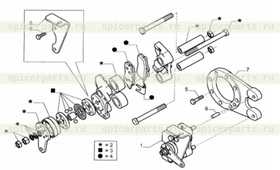 FLANGE, BRAKE CALIPER