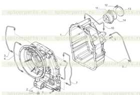 Rear halfhousing