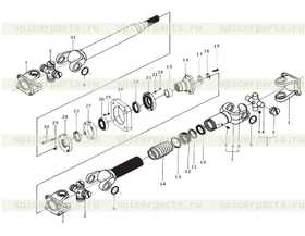 Сальник сочленения верх HG4-692-67/6x8x12