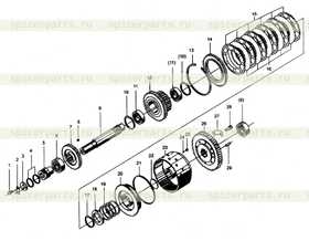 Диск фрикционный 4113818/ZL2-3212