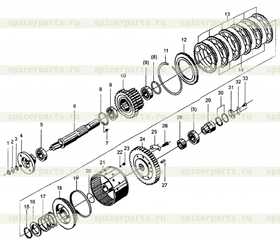 Диск фрикционный 4113818/ZL2-3212