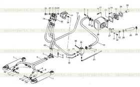 Гидроцилиндр поворота 931344/Z3.9.1.1/9D65-54A1A