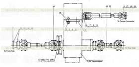 Вал карданный промежуточный Z3.4.2/251113