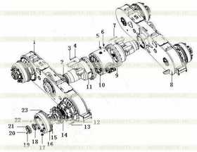 Tandem drive