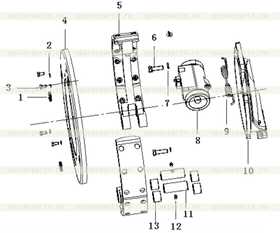 Brake anchorage