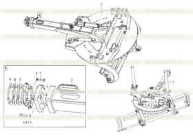 Swing frame assembly