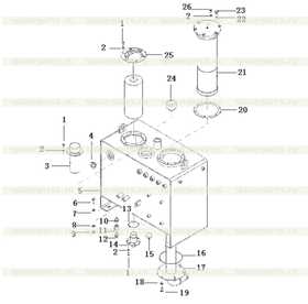 Hydraulic tank body