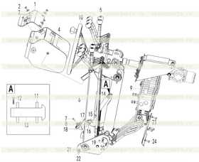 Attaching plate