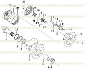 Adjusting pin