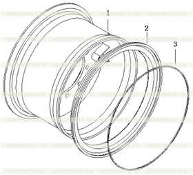 Rim flange