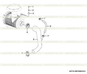 Clamp 105.6.+2.4-5.6mm